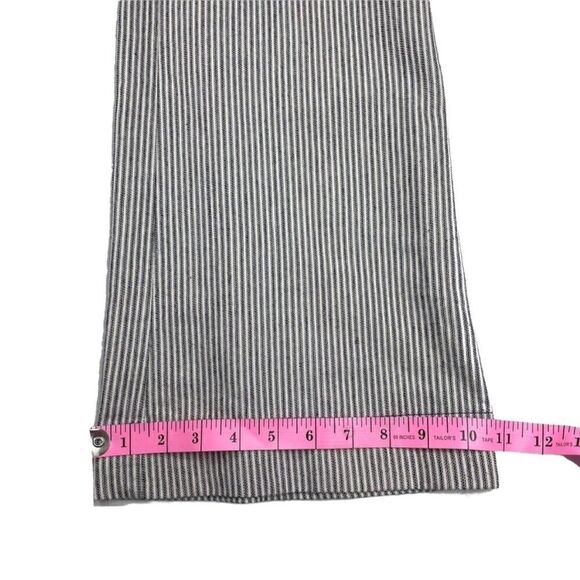 Charlotte Russe Flare Pants Navy and White stripe Juniors Size 9 - Picture 5 of 8